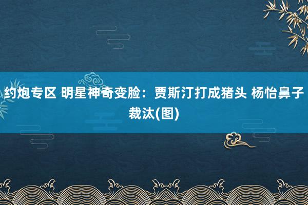 约炮专区 明星神奇变脸：贾斯汀打成猪头 杨怡鼻子裁汰(图)